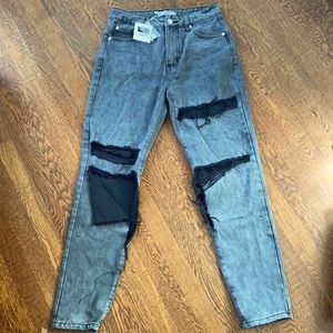 Black Straight Legged Jeans